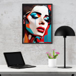 Poster Pop de Arte Choradora<br><div class="desc">Traga um toque de emoção impressionante e cor vibrante para as suas paredes com esta poster de pop de arte cativante. Apresentando a ousada e visualmente impressionante representação de uma bela mulher em lágrimas, esta trabalho de arte combina a intensidade bruta da emoção com a ousadia lúdica do estilo de...</div>