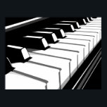 Pôster Pop de Arte do Teclado Piano<br><div class="desc">Pop de Arte do Teclado Piano</div>