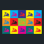 Pôster Pop de arte para pavimentos<br><div class="desc">Arte de Pop para pavimento. Se o chão é o seu passatempo,  ocupação ou obsessão,  mostre-o com excelente Camisas para pavimento,  canecas,  adesivos e muito mais. Eles também são presentes de excelente para outros fãs do chão!</div>