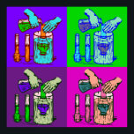 Poster Pop de Arte por Substituição de Química<br><div class="desc">À medida que o nosso conhecimento se constrói sobre o universo,  descobrimos que nada é impossível. Na String Theory,  o humor e o conhecimento são abundantes em nossa diversa seleção de roupa e lembre-se de que 99% dos itens oferecidos em minha galeria podem ser personalizados para seu gosto!</div>