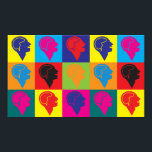 Poster Pop de Arte Psicológica<br><div class="desc">Pop de Psicologia Arte. Se a Psicologia é o seu passatempo,  ocupação ou obsessão,  mostre-a com camisetas de Psicologia excelente,  canecas,  adesivos e muito mais. Eles também são presentes de excelente para outros fãs de Psicologia!</div>