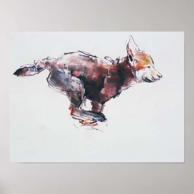 Poster Pop de lobo em fuga (Frente)