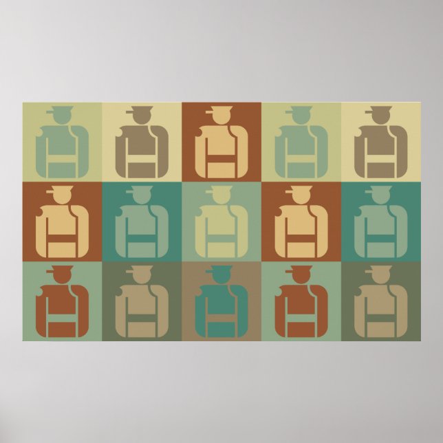 Poster Pop de segurança (Frente)