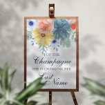 Poster Pop do Chá de panela de Champanhe Floral Suculente<br><div class="desc">Pop A Champanhe Ela Está Mudando Seu Sobrenome Chá de panela Macaron Floral Suculente apresenta flores elegantes de aquarela em um fundo branco. Personalize editando o texto nas caixas de texto fornecidas. Projetado para você por ©Evco Studio www.zazzle.com/store/evcostudio</div>