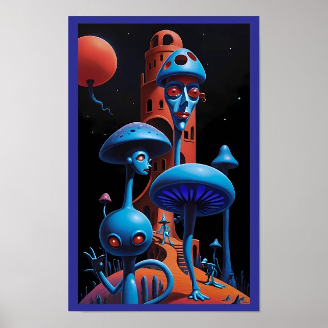 Poster Pop em um Sonho Psicodélico (Frente)