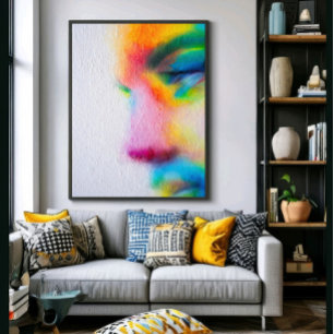 Poster Pop Femme: Explosão de Cores