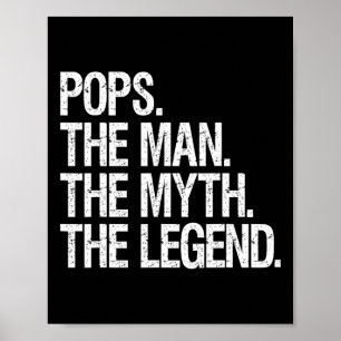 Poster Pop O Homem O Mito A Lenda Engraçados Pais Gif