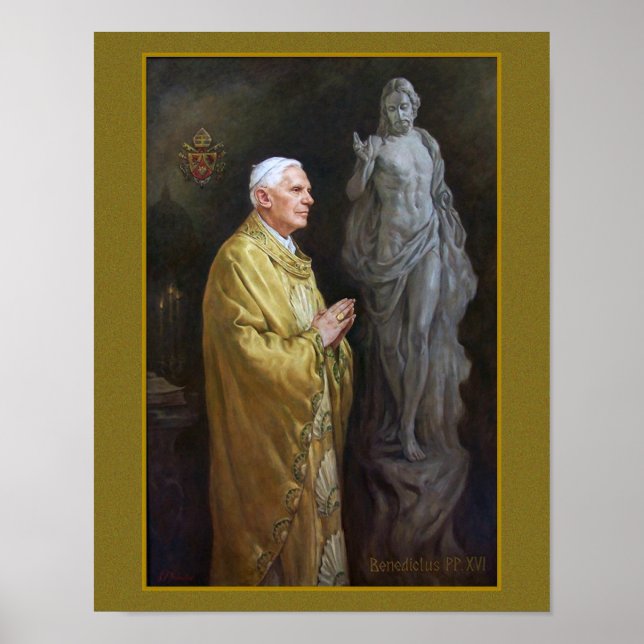 Poster Pope Benedict XVII Official Vatican Portrait (Frente)