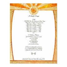 POPE FRANCIS=RUAS. FRANCIS SIMPLES PRAYER=Bambu2