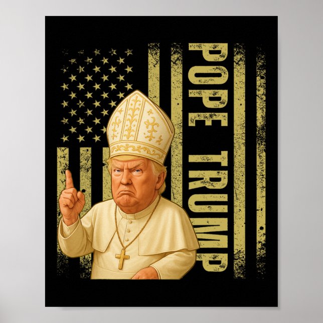 Poster Pope Trump 2025 (Frente)