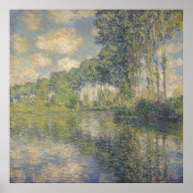 Poplars on the Epte - Monet