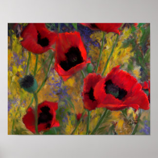 Poster Poppies de Alicia