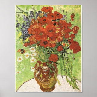 Poster poppies van gogh