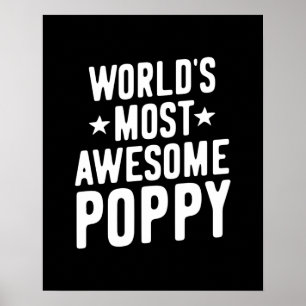 Poster Poppy mais incrível do mundo Padre Vovô
