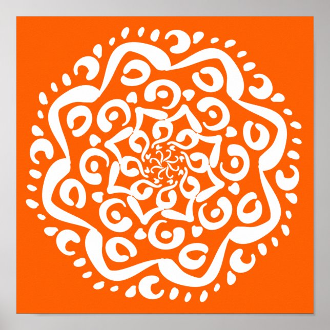 Poster Poppy Mandala (Frente)