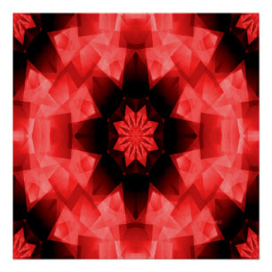 Pôster Poppy Red Star.
