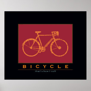 Poster por-bicicleta; isso é como eu rolo