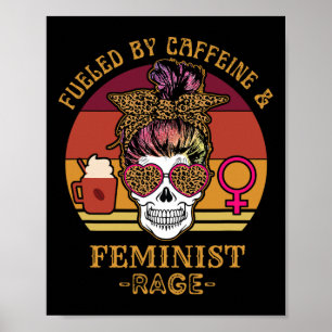 Poster Por Caffeine e Feminista Fúria dos Direitos da Mul