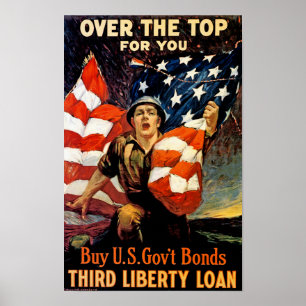 Pôster Por cima para você