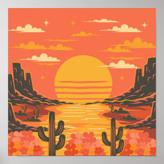 Poster Pôr do sol
