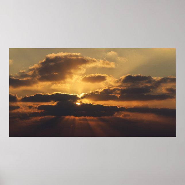 Poster Pôr do sol (Frente)
