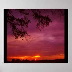 Pôster Por do sol
