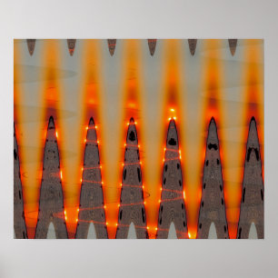 Poster Por do sol Abstract1 de Maine, 2018 (foto) imagens