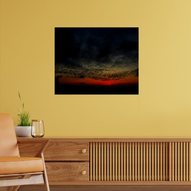 Poster Pôr do Sol Antes da Tempestade (Sala de Estar 2)