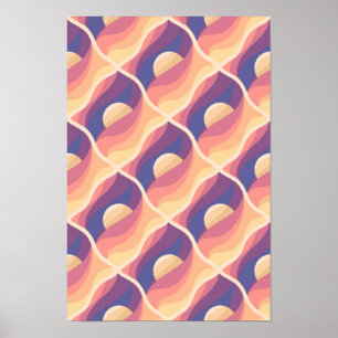 Poster Pôr do Sol Boho