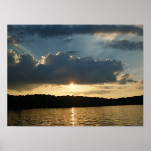 Pôster Por do sol bonito