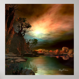 Pôster Pôr do sol das cores