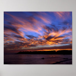 Pôster Por do sol de PCH - Cambria