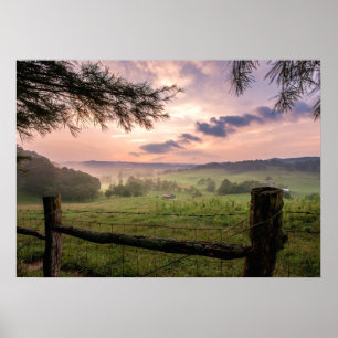 Pôster Por do sol de Virgínia