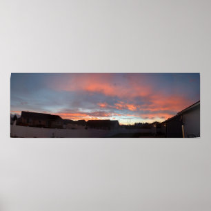 Poster Por do sol do inverno