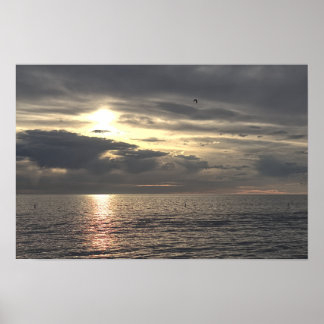 Poster Pôr do sol do Pier de Santa Mônica