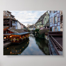 Pôr do sol em Little Venice Colmar