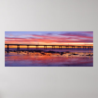 Poster Pôr do sol em Ocean Beach - 2006