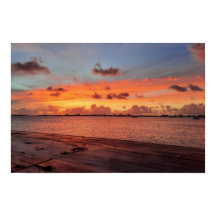 Pôr do sol em Simpson Bay