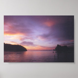 Poster Por do sol em Tailândia