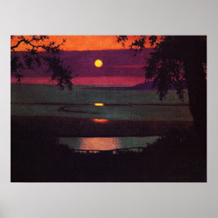 Poster Pôr do sol - Felix Vallotton