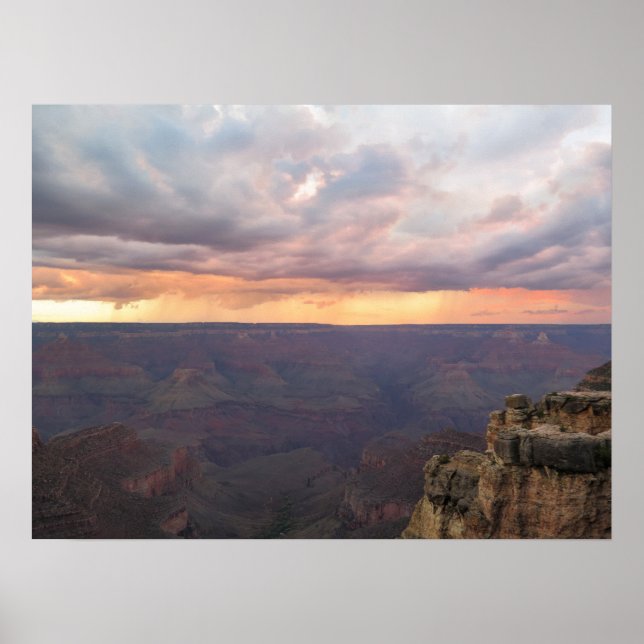 Poster pôr do sol Grand Canyon (Frente)