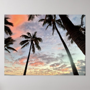 Poster Pôr do Sol Havaiano