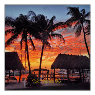 Pôster Pôr do sol Islamorada, Flórida,