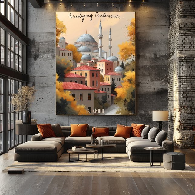 Poster Pôr do sol minimalista em Istambul – Arte de Pared (Criador carregado)