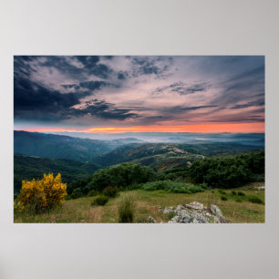 Poster Por do sol no Bierzo