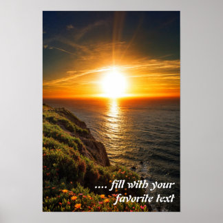 Poster Pôr do sol no Cabo da Roca