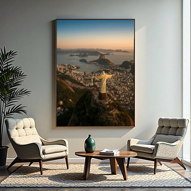 Poster Pôr do Sol no Rio de Janeiro (Criador carregado)