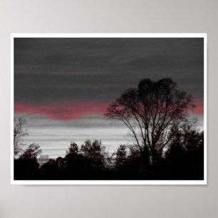 Pôster Por do sol original