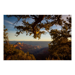 Pôster Por do sol sobre o Grand Canyon