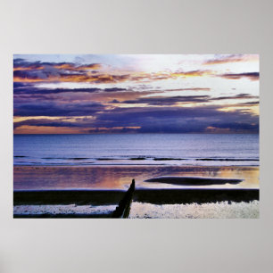 POSTER POR DO SOL SOBRE O MAR